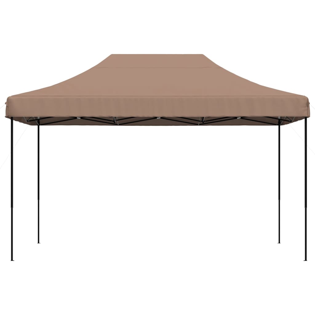 Vidaxl Partytent zložljivo pojavno okno 440x292x315 cm rjava