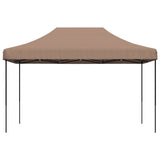 Vidaxl partytent inklapbaar pop-up 440x292x315 cm bruin