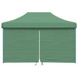 Vidaxl partytent inklapbaar pop-up met 4 zijwanden groen