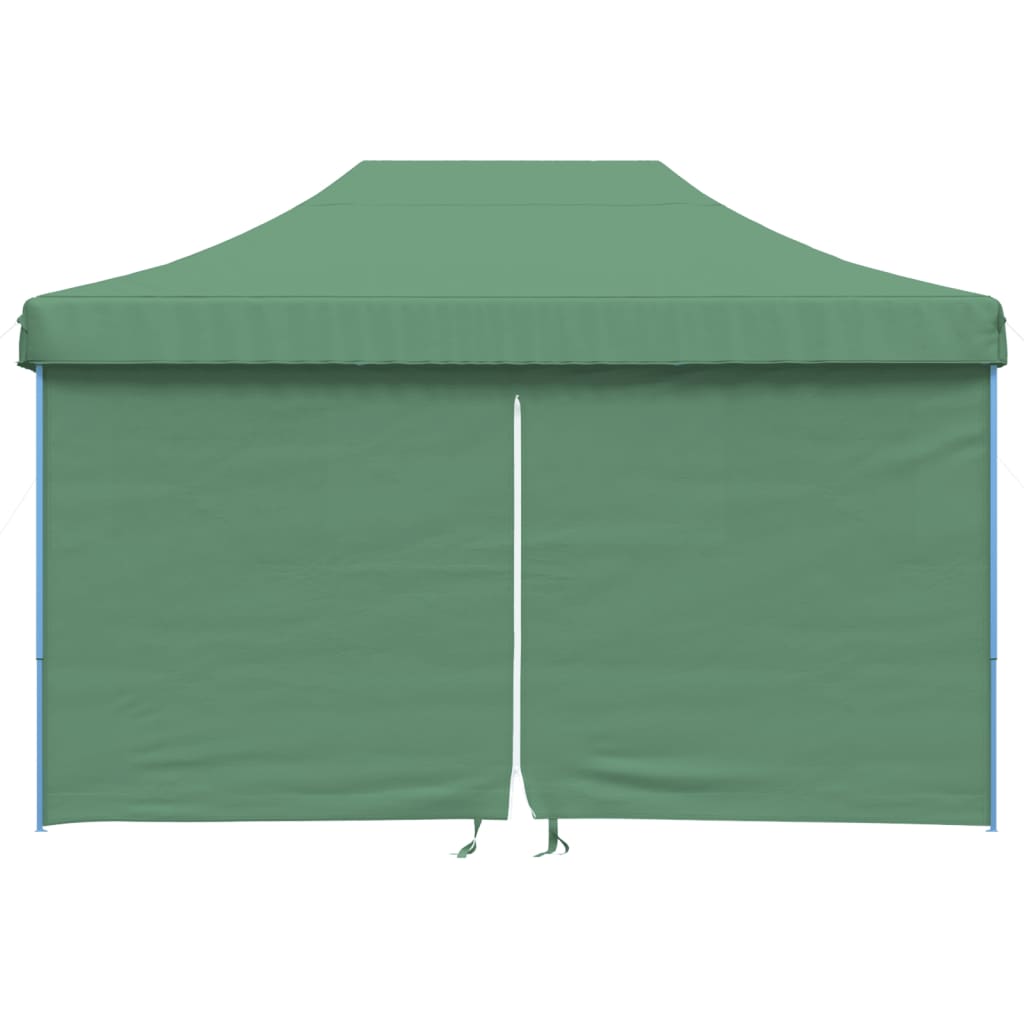 Vidaxl Partytent Polable Polable avec 4 murs latéraux verts