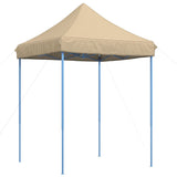 Vidaxl PartyTent Składane wyskakujące okienko 200x200x306 cm beżowe