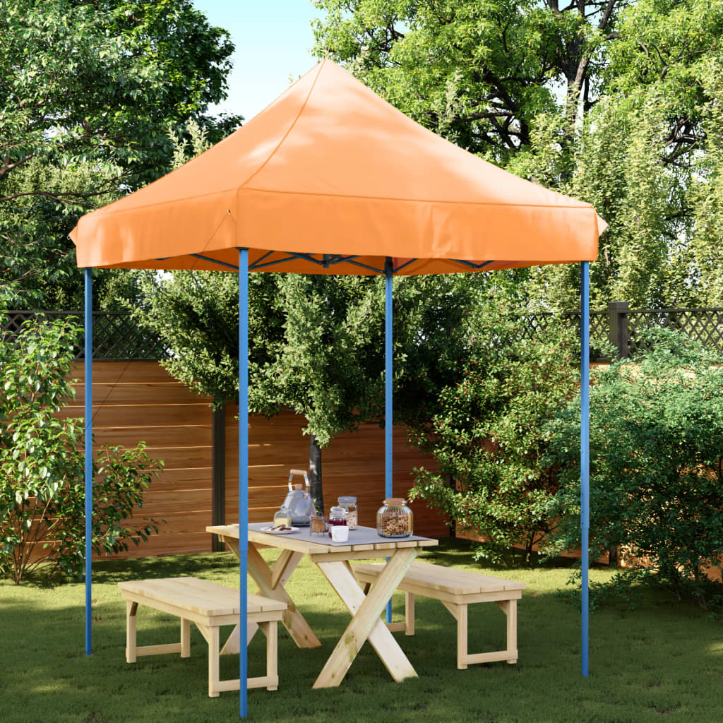 Bidaxl PartyTent foldbar pop-up 200x200x306 cm orange