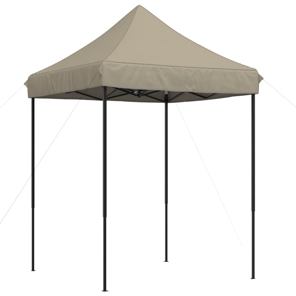 Vidaxl PartyTent foldbar pop-up 200x200x306 cm taupe