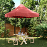 Vidaxl PartyTent Pop-Up plegable 200x200x306 cm Burdeos rojo