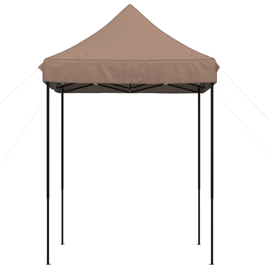 Vidaxl PartyTent Składane wyskakujące okienko 200x200x306 cm brązowe