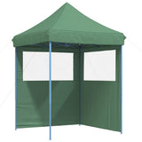 Vidaxl Partytent Foldable Pop-Up With 2 Side Walls Green