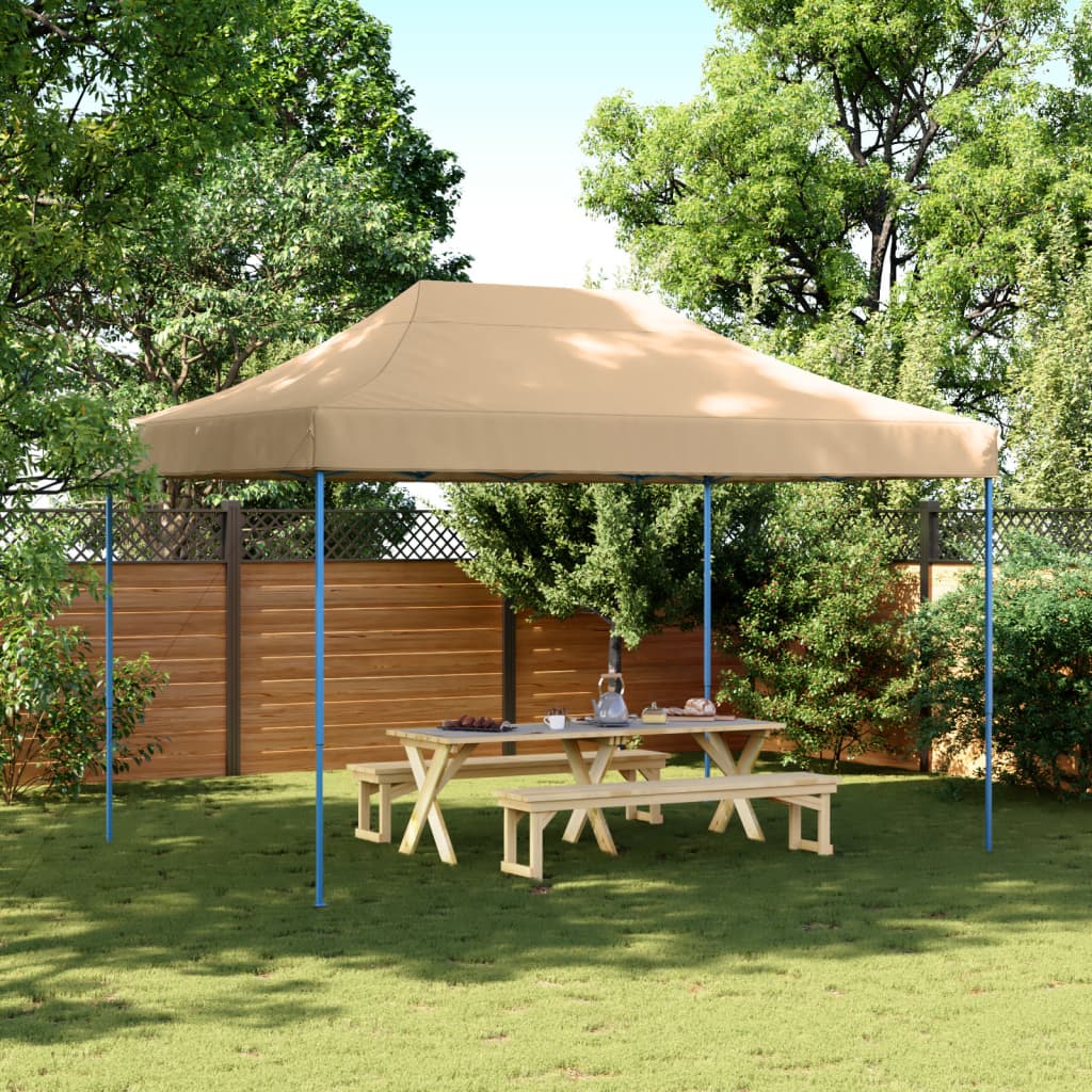 Vidaxl PartyTent Pople Pop-Up 410x279x315 cm beige