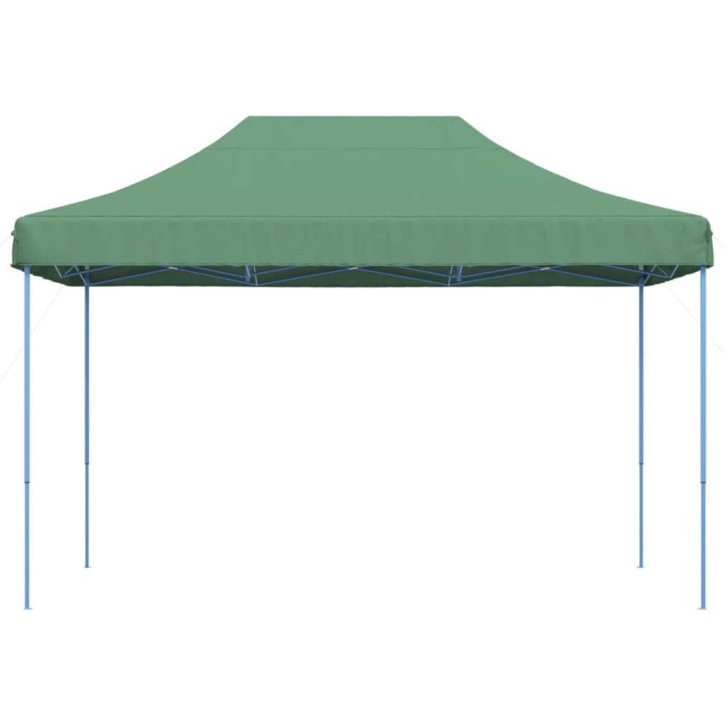 Vidaxl Partytent zložljivo pojavno okno 410x279x315 cm zelena