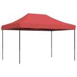 BIDAXL PartyTent foldbar pop-up 410x279x315 cm Bordeaux Red