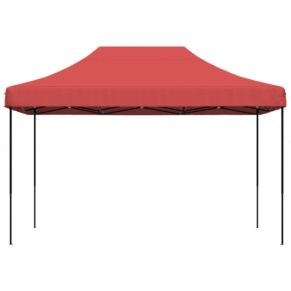 Vidaxl partytent inklapbaar pop-up 410x279x315 cm bordeauxrood