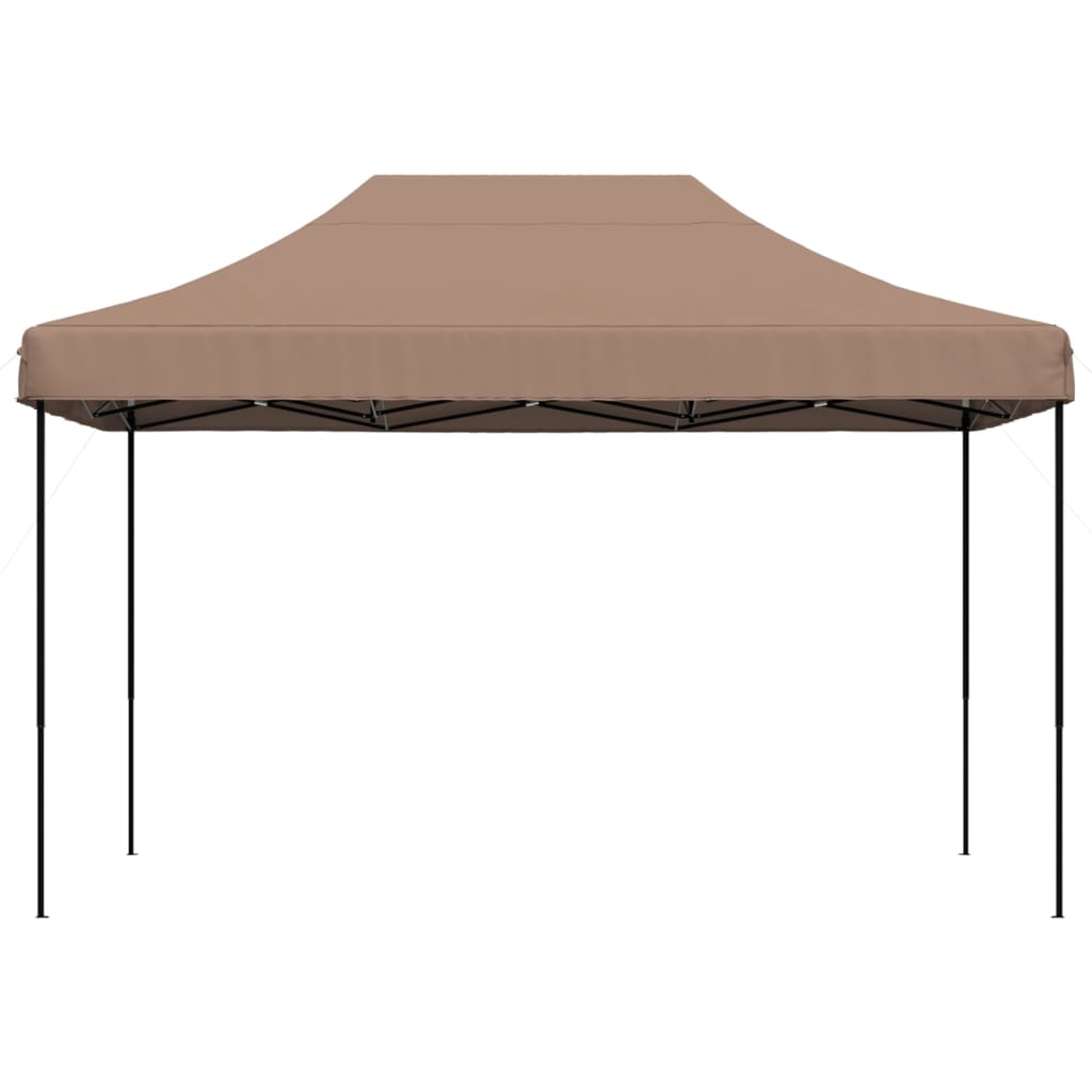 Vidaxl PartyTent Składane wyskakujące okienko 410x279x315 cm brąz