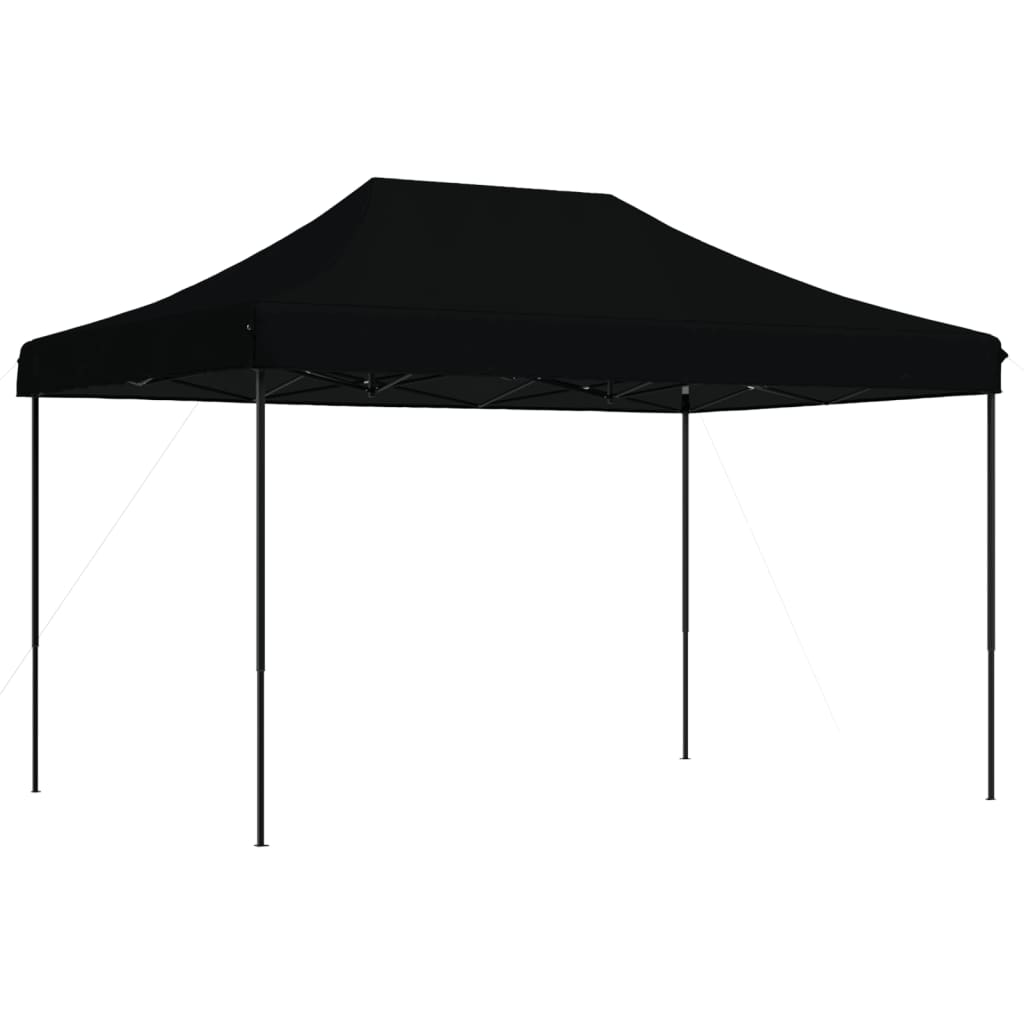 Vidaxl Partyentalt flappbar Pop-up 410x279x315 cm schwaarz