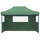 Vidaxl Partytent Foldable Pop-Up With 3 Side Walls Green