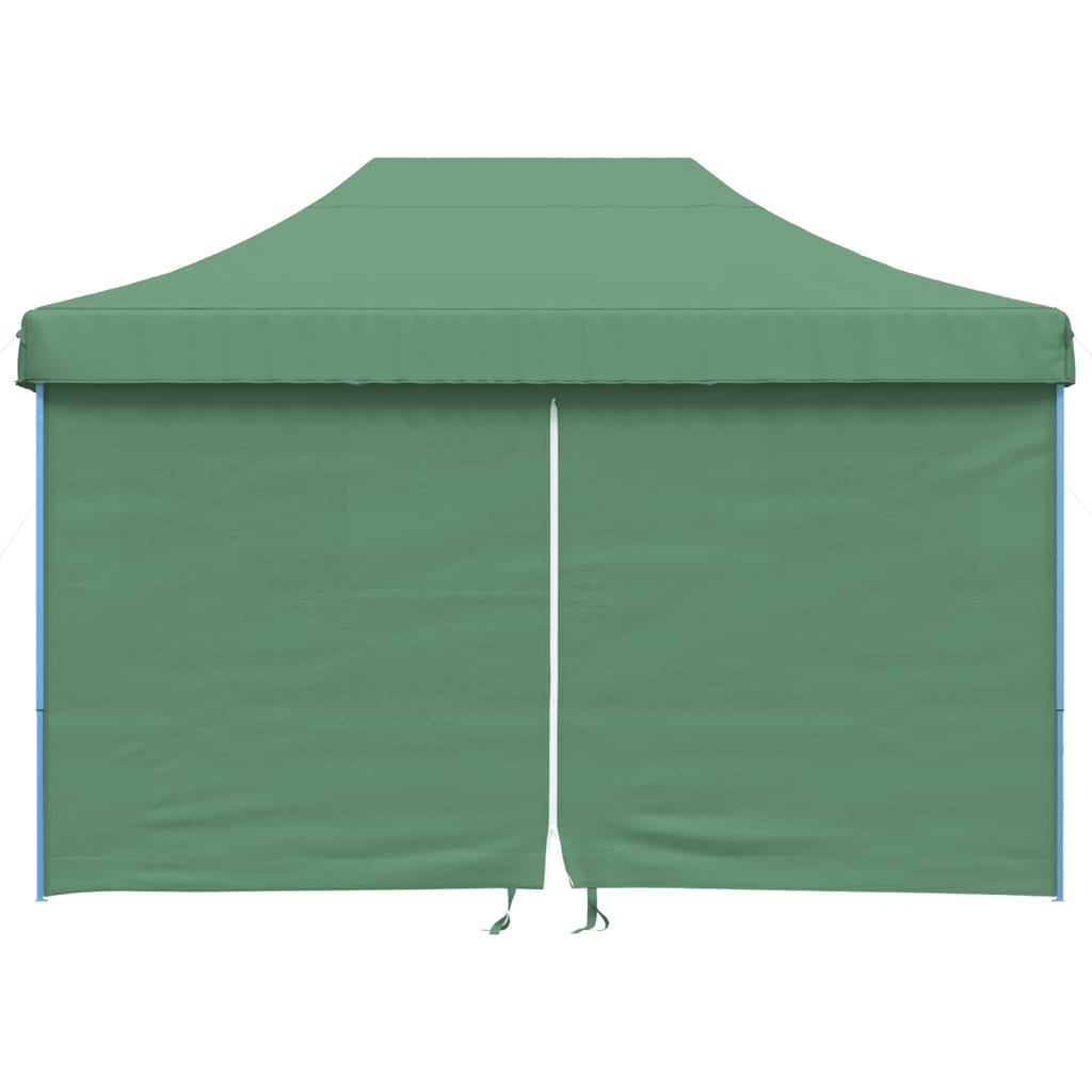 Vidaxl PartyTent Plegable plegable con 4 paredes laterales Verdes