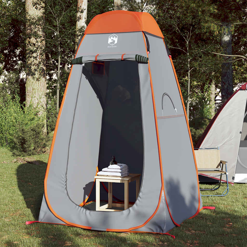 Vidaxl Privacy tent Pop-up Waterdich Gray and Orange