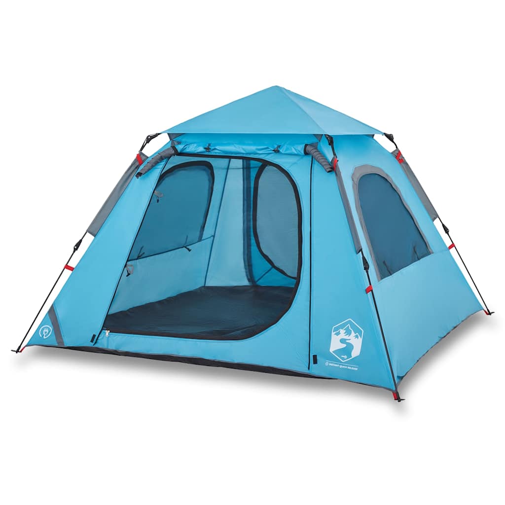 Vidaxl Dome Tent 4 Persona Fast Release Blue