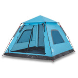 Vidaxl Dome Tent de 5 personas Liberación rápida Azul