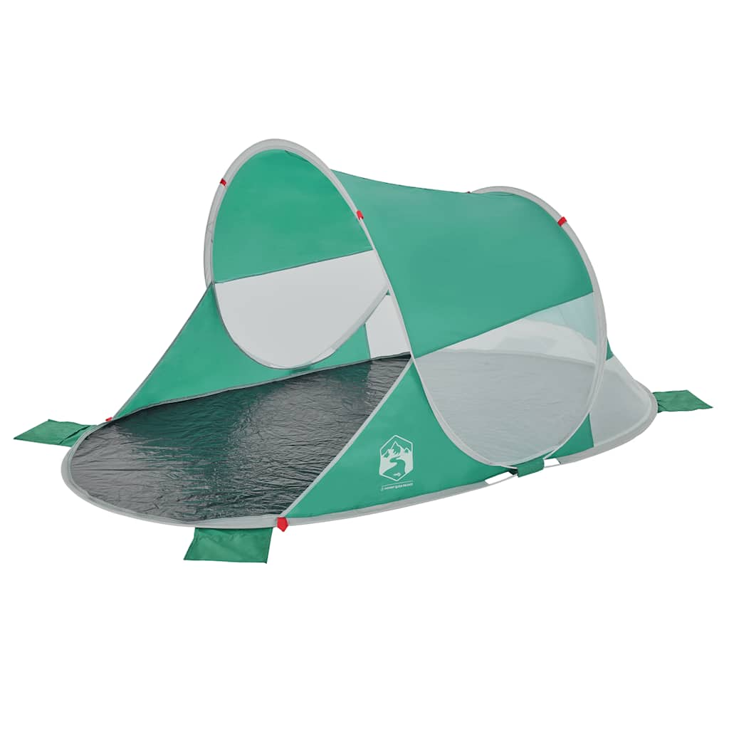 Vidaxl Beach Tent P-Up Waterproof Sea Green