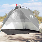 Vidaxl Beach Tent Waterproof Fast Odłączanie szarości