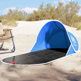 Vidaxl Beach Tent pop-up imperméable azur bleu