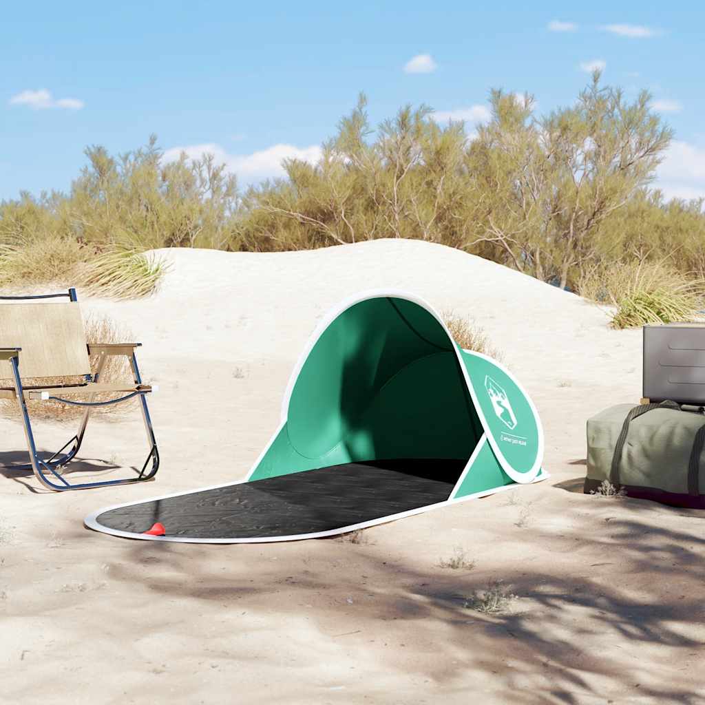 Vidaxl Beach Tent pop-up étanche vert