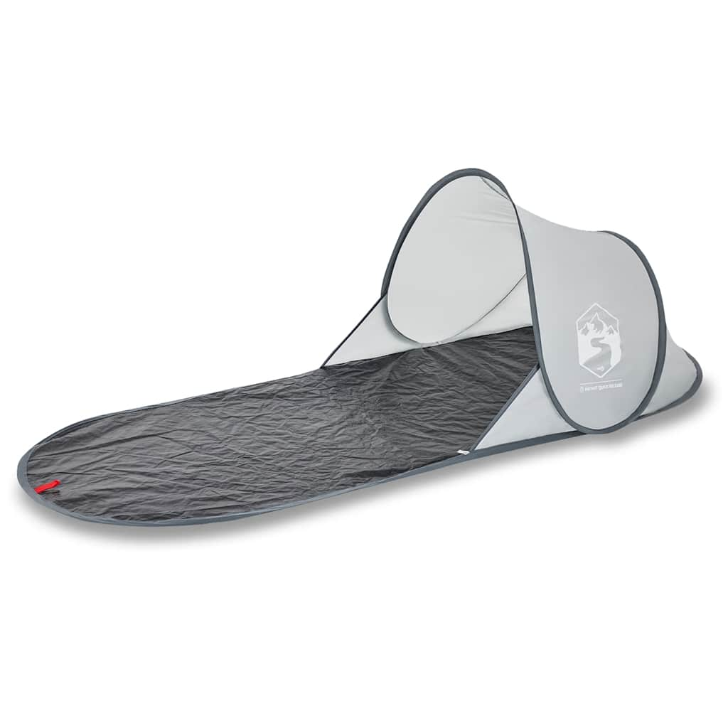 Vidaxl Beach Tent Pop-Up Waterproof Grey