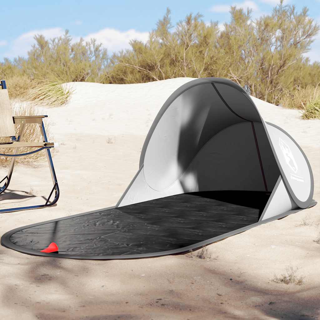 Vidaxl Beach Tent P-Up Waterproof Gray