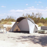 Vidaxl Beach Tenda per 2 persone pop-up impermeabile grigio