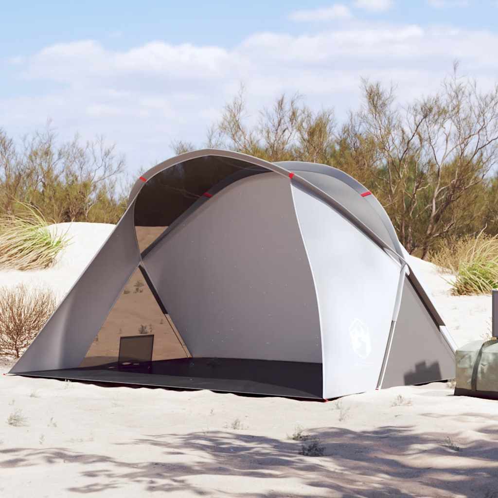 Vidaxl Beach Zelt 2-Personen Pop-up wasserdichtes Grau