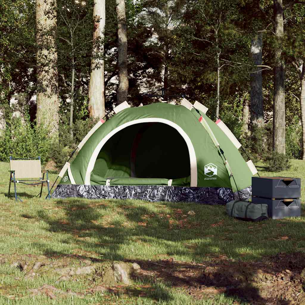 Vidaxl Tent 3 persone Release Fast Green