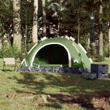 Vidaxl Tent 3 Person Fast Release Green