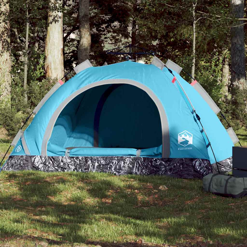 Vidaxl Tent 3-Persona Fast Release Blue