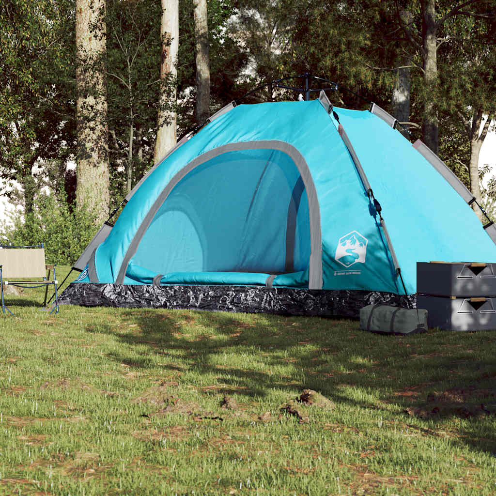 Tenda Vidaxl Rilascio rapido 5 persone Blu