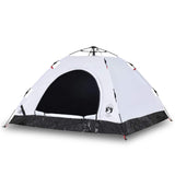 Tenda Vidaxl Tessuto blackout a rilascio rapido 5 persone Bianco