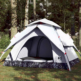 Vidaxl Dome tent 3-person fast release blackout fabric white