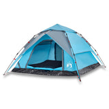 Vidaxl Dome Stan 4-Person Fast Release Blue