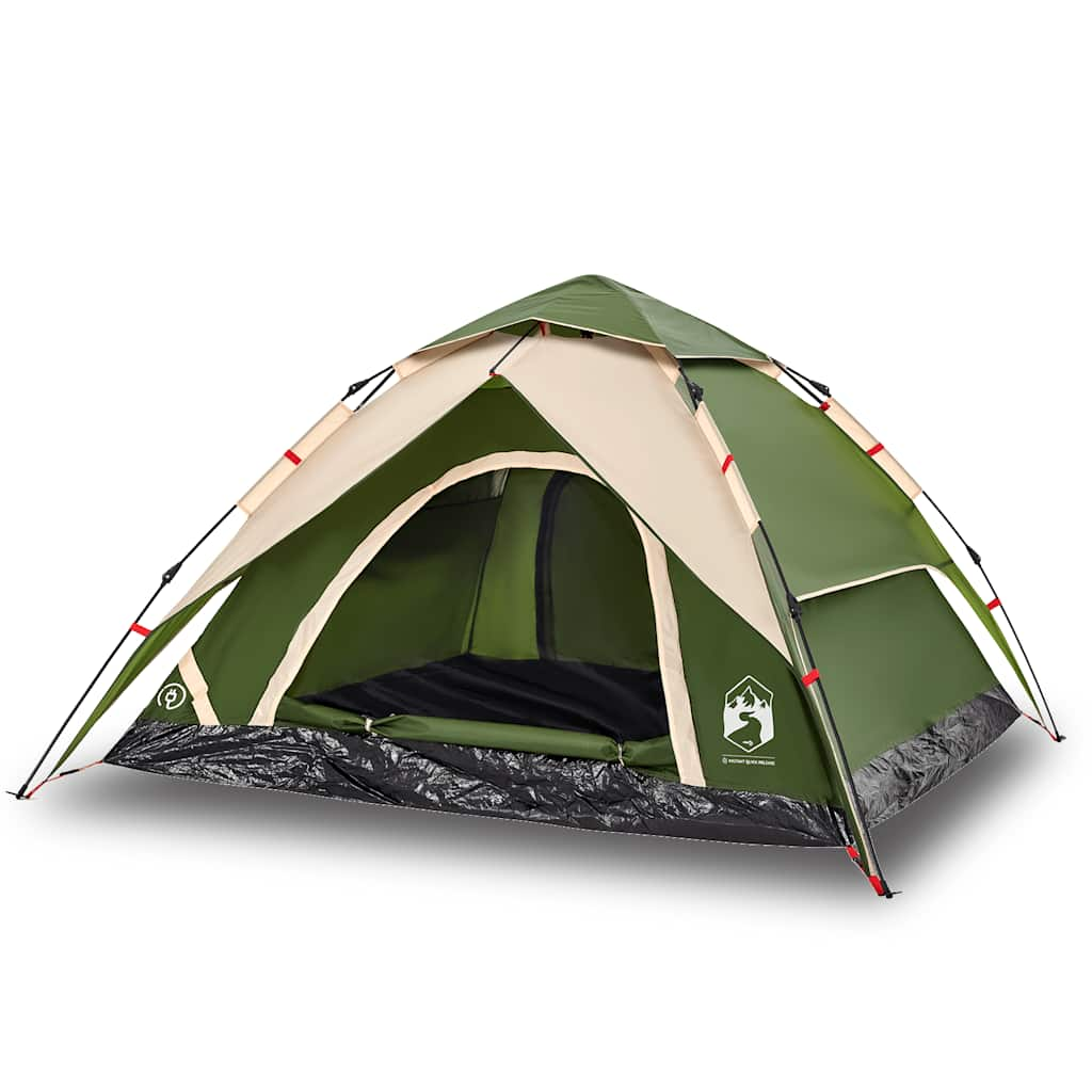 Vidaxl dome tente 5 personnes Fast Release Green