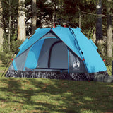 Vidaxl Dome Tent de 2 personas Liberación rápida Azul