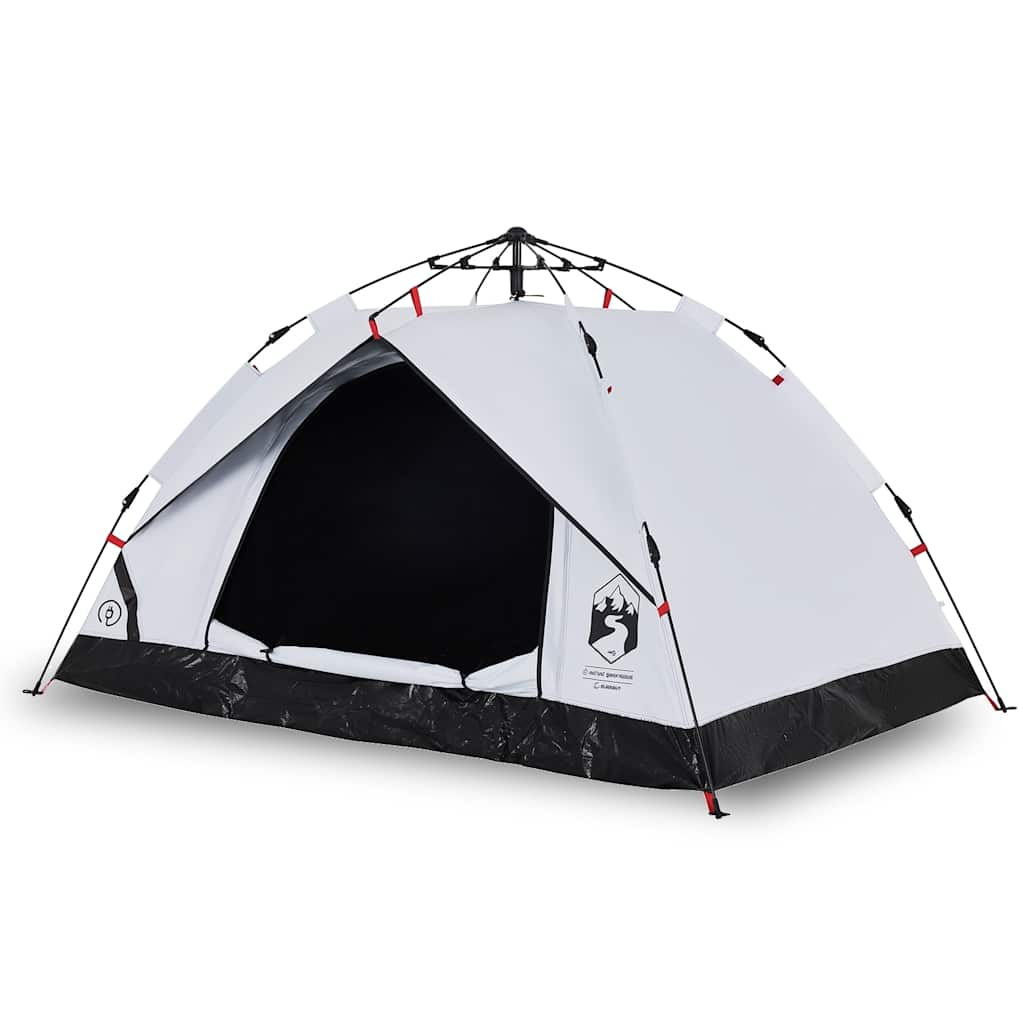 Vidaxl Dome Stan 2-Person Fast Release Blackout tkanina bílá