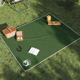 Vidaxl picnic rug with pegs 205x155 cm green