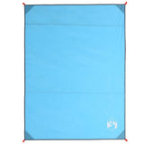 Vidaxl picknickkleed met haringen 205x155 cm blauw