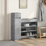 Vidaxl Shoe Cabinet 100,5x28x100 cm behandlet træbetonpris