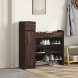 Vidaxl Cabinet da scarpe 100.5x28x100 cm Copriata in legno colorato