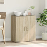 Vidaxl dressoir 60x31x70 cm bewerkt hout sonoma eikenkleurig