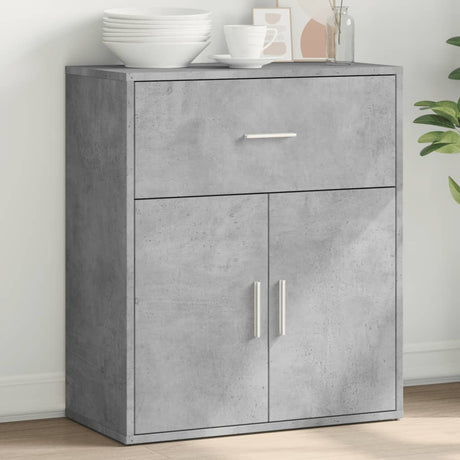 Vidaxl dressoir 60x31x70 cm bewerkt hout betongrijs