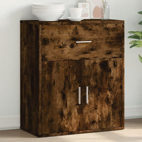 Vidaxl dressoir 60x31x70 cm bewerkt hout gerookt eikenkleurig