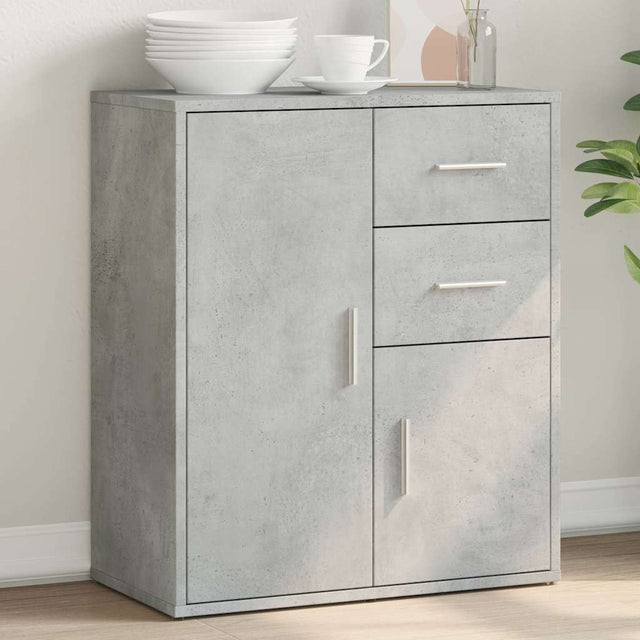 Vidaxl dressoir 60x31x70 cm bewerkt hout betongrijs