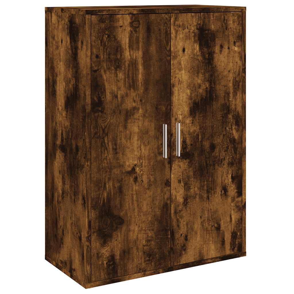 Vidaxl dressoir 60x31x84 cm bewerkt hout gerookt eikenkleurig