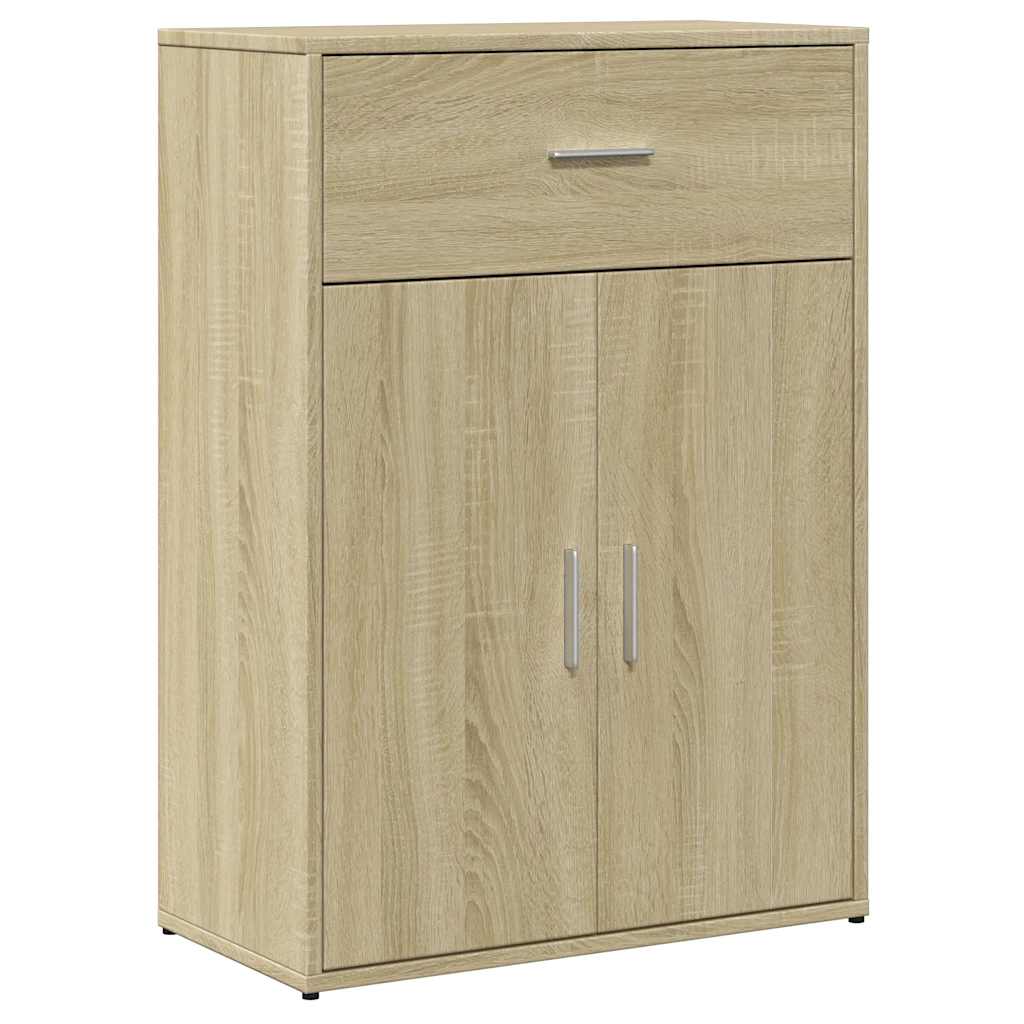 Vidaxl dressoir 60x30x84 cm bewerkt hout sonoma eikenkleurig