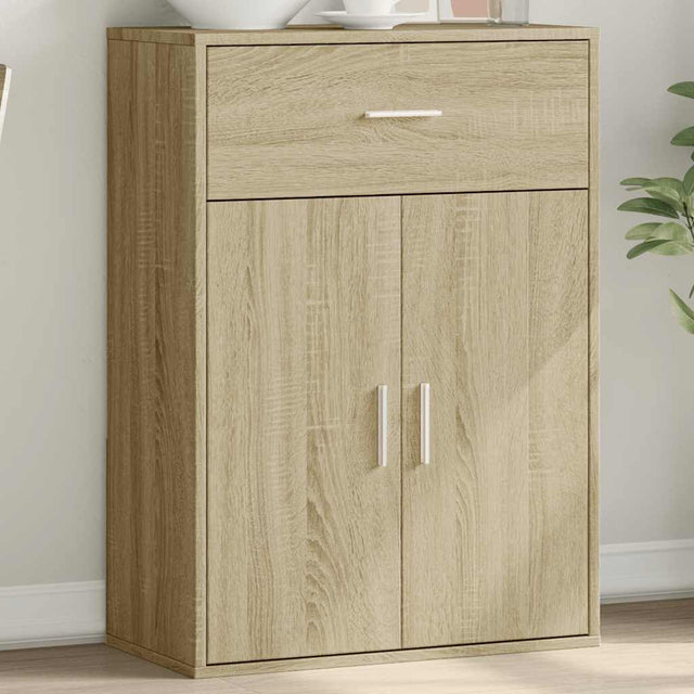 Vidaxl dressoir 60x30x84 cm bewerkt hout sonoma eikenkleurig